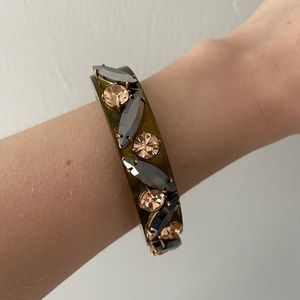 J Crew Lucite Gem Bangle